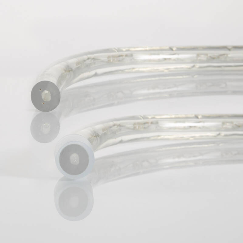 Manguera LED Redonda 220V AC 36 LED/m Blanco Cálido IP65 a Medida Corte cada 100 cm