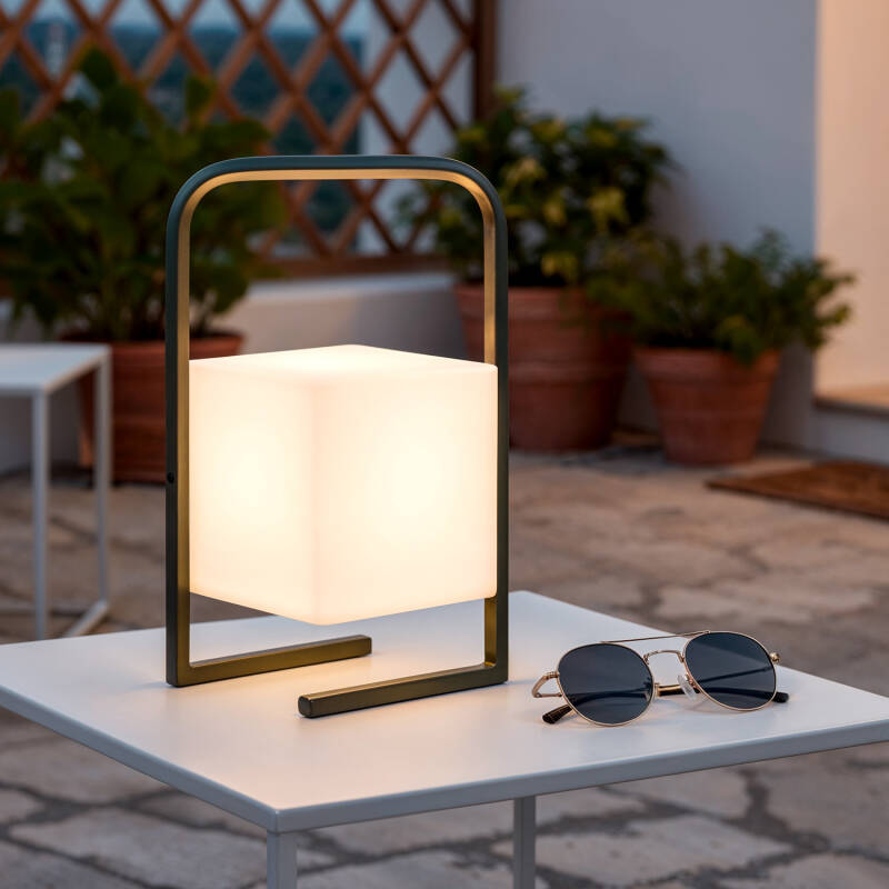 Lámpara de Mesa LED Portátil para Exterior con Batería USB Recargable Tiber