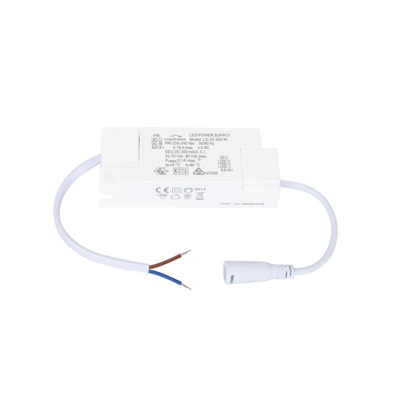 Driver 220-240V No Flicker Salida 42-70V 300mA 21W LS-20-300RI EAGLERISE