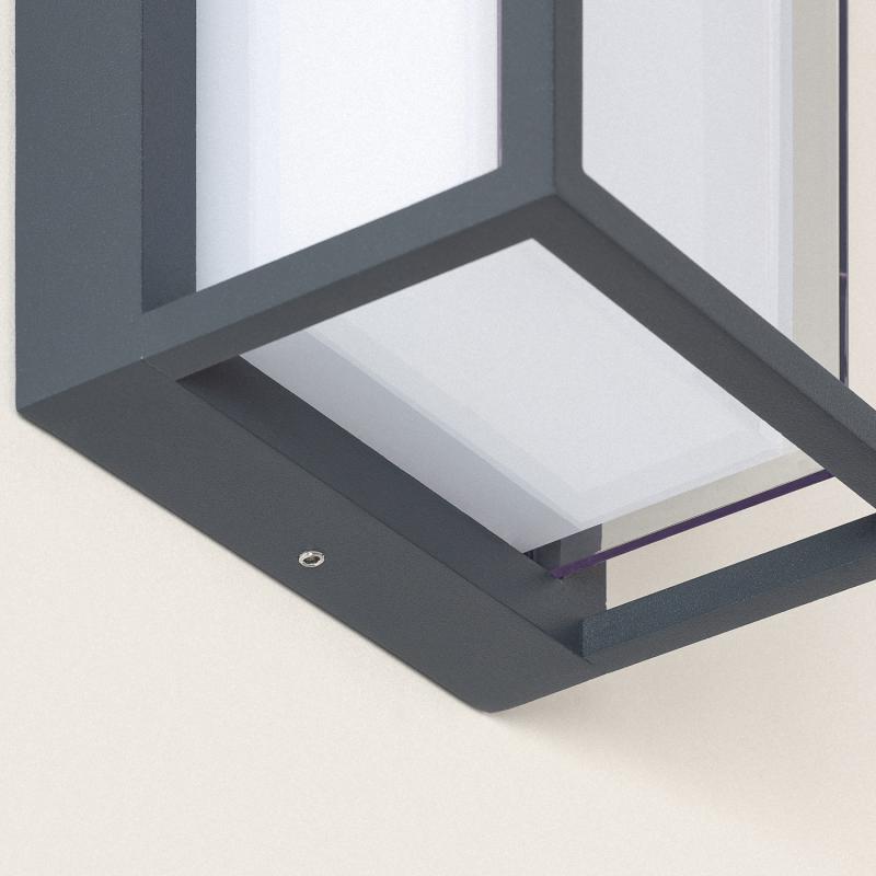 Aplique de Pared Exterior LED 12W Aluminio CCT Seleccionable Doble Difusor Arelien Large II