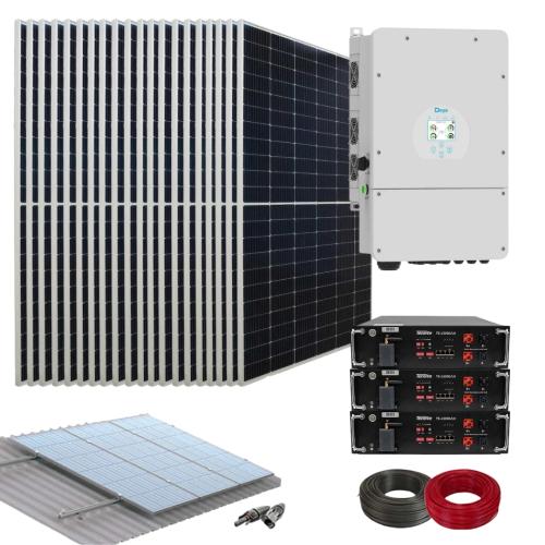 Kit Solar Híbrido con Inversor Deye 10000W