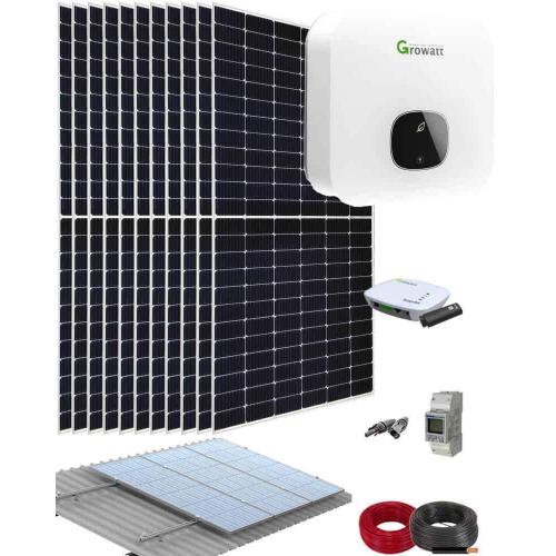 Kit Autoconsumo Fotovoltaico 4200W 8300kWhaño Growatt