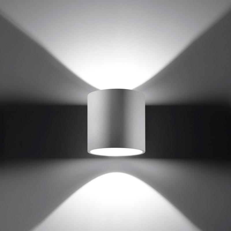 Aplique de Pared Orbis 1 Aluminio SOLLUX