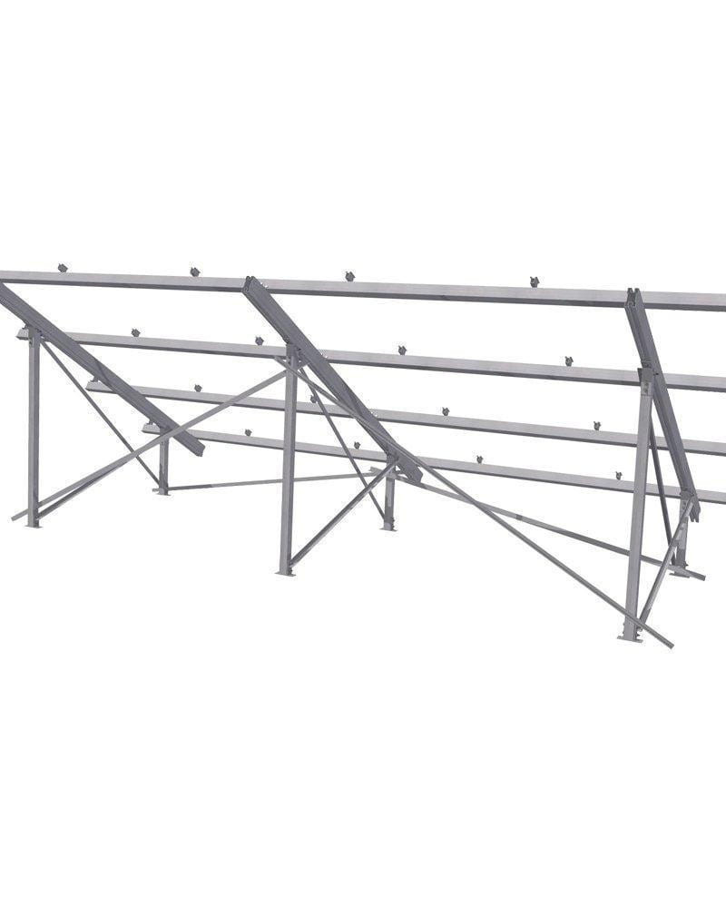 Estructura Suelo 10 Paneles Fila Doble 31V