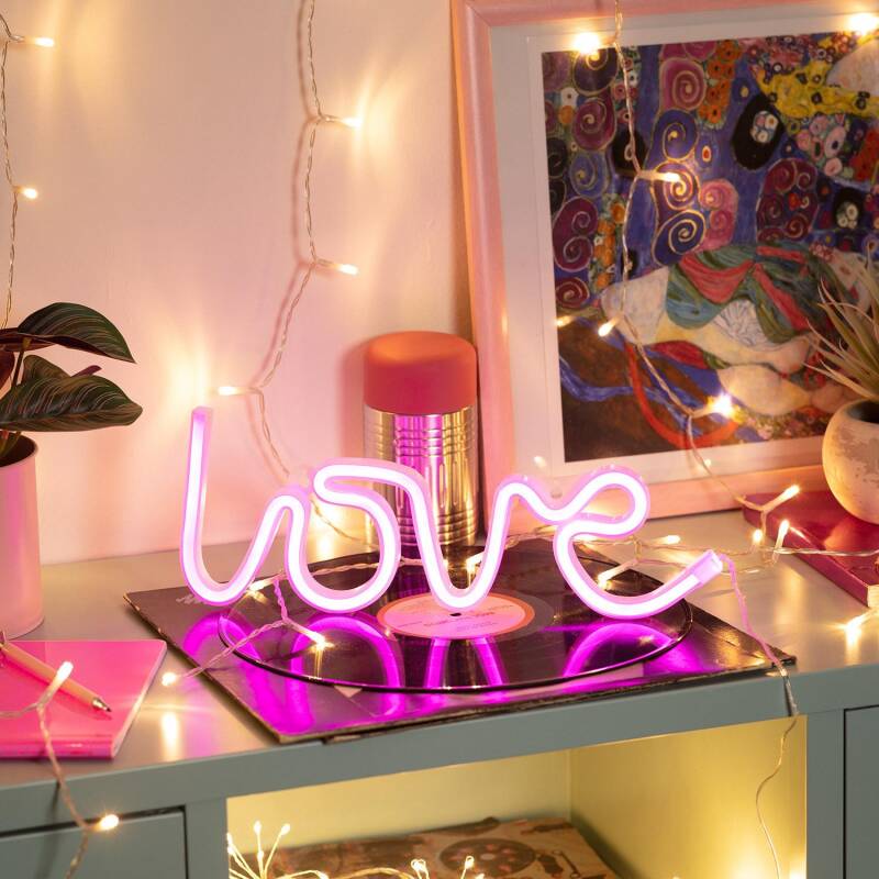 Neón LED Love con Batería