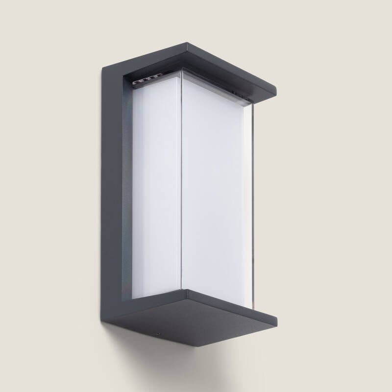 Aplique de Pared Exterior LED 12W Aluminio CCT Seleccionable Doble Difusor Arelien Iridix