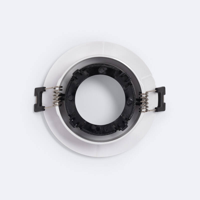 Aro Downlight Cónico Bajo UGR para Bombilla LED GU10 / GU5.3 Corte Ø 70 mm