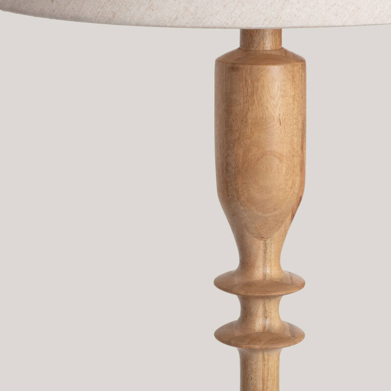 Lámpara de Pie Madera Meena ILUZZIA