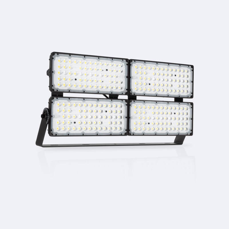 Foco Proyector LED 800W Stadium 160 lm/W IP66 LIFUD Regulable 0-10V Horizontal Blanco Cálido 3000K 30º