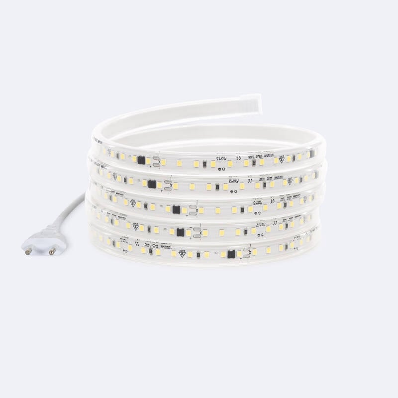 Tira LED Regulable 220V SMD Autorrectificada 120 LED/m 10W/m 1000lm/m Ancho 12mm Corte 10cm IP65 a Medida