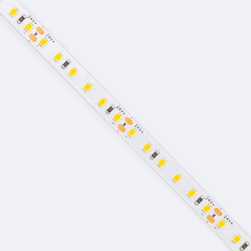 Tira LED 24V SMD 120 LED/m 5m 16W/m 2000lm/m High Lumen Ancho 8mm Corte 5cm IP20