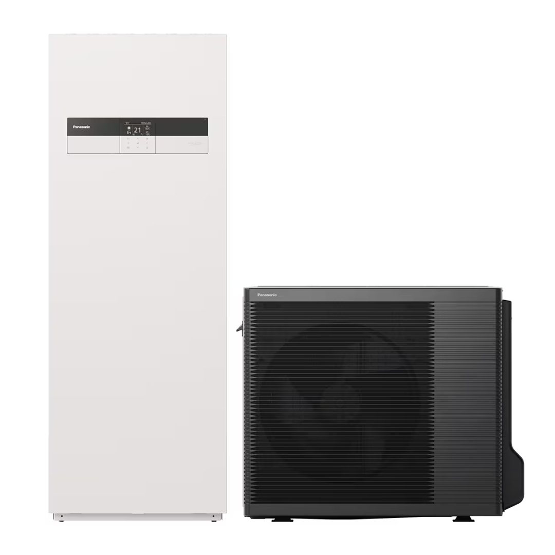 Bomba de calor Aerotermia Bibloc 9kW Panasonic Aquarea High Performance K con Diseño Integrado 183L