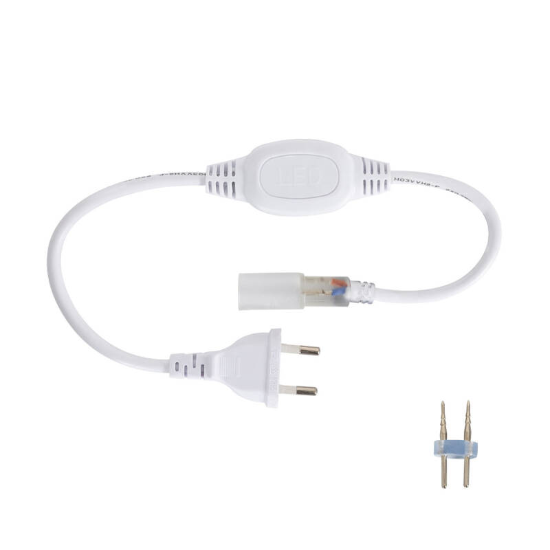 Tira LED Neón Regulable 220V Rojo Circular 360 9W/m Corte 100cm IP67 a Medida