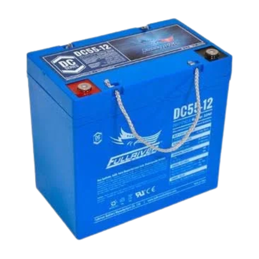 Batería 12v AGM Solar 55Ah C20 Monobloc Fullriver DC55-12