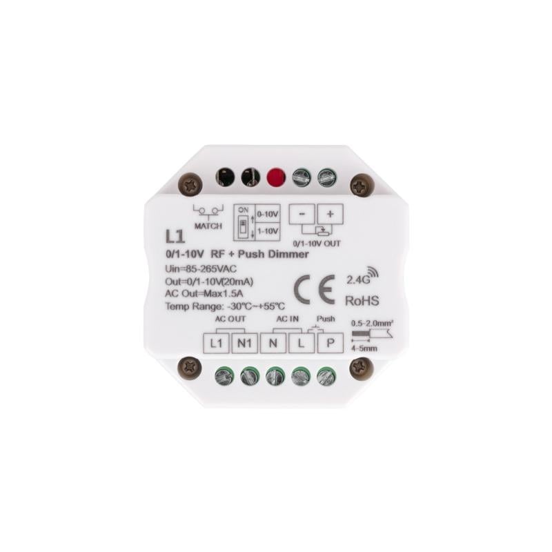 Regulador Interruptor LED 1-10V Sin Cables