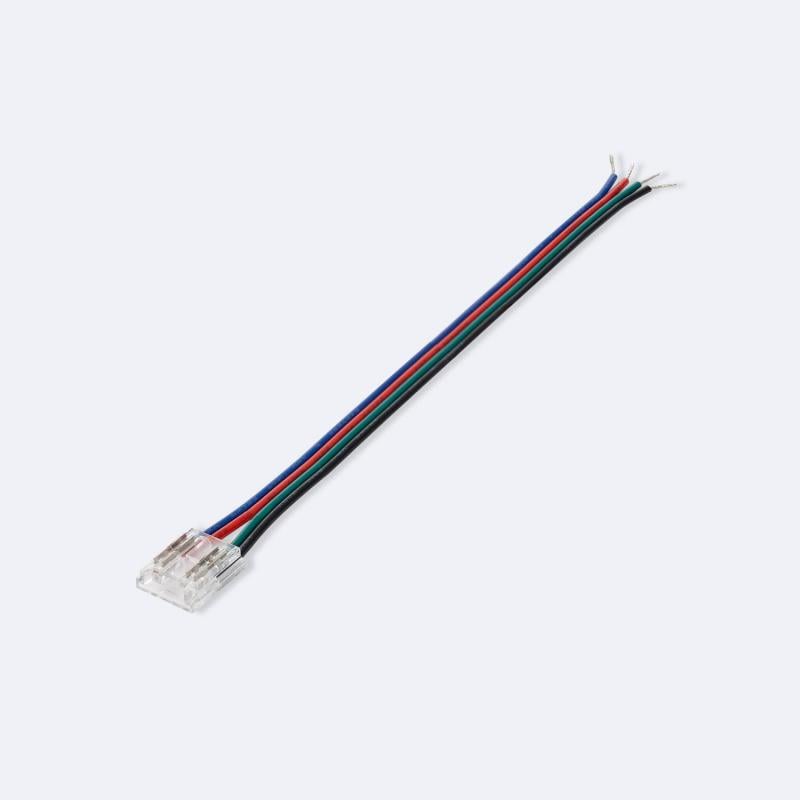 Conector con Cable para Tira LED RGB/RGBIC COB 24V DC IP20 Ancho 10mm