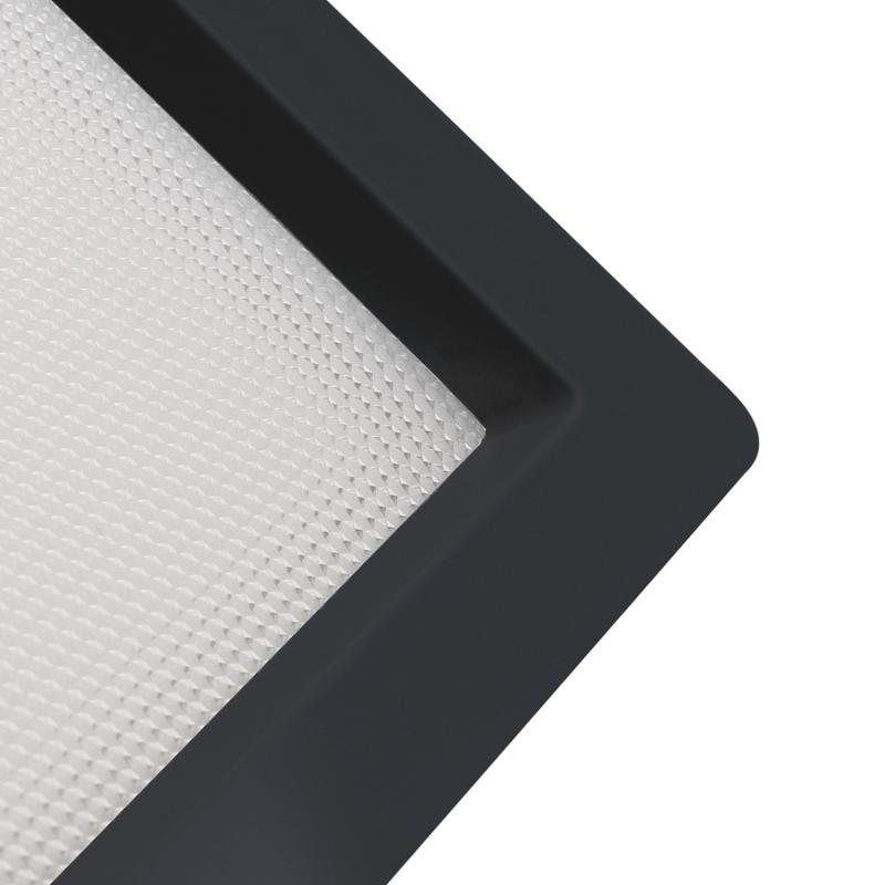Downlight LED 30W Cuadrado SAMSUNG Aero 130 lm/W Microprismático LIFUD Corte 210x210 mm Negro