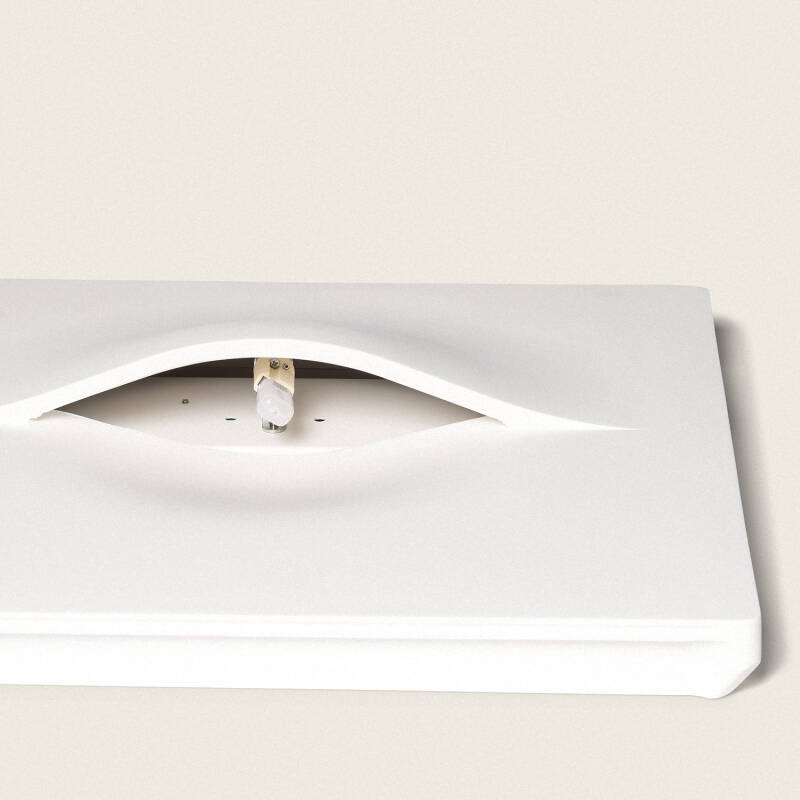 Aplique de Pared Integración Escayola/Pladur para Bombilla LED G9 Corte 403x403 mm