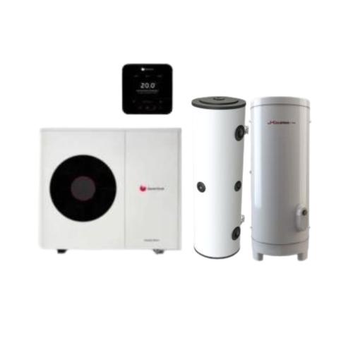 Kit Aerotermia 500L Saunier Duval 18kW Genia Air Max 15 Mi Pro para 250m2