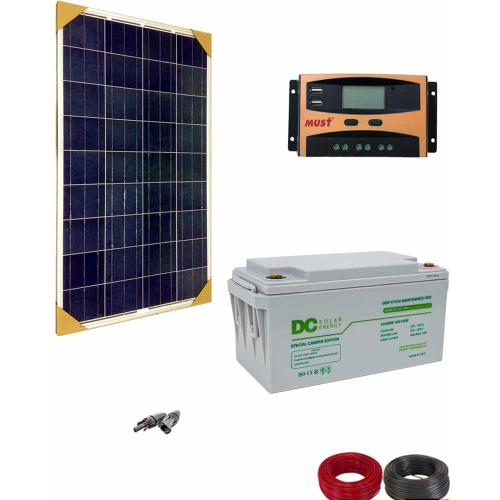Kit Solar Iluminación 12V 500Whdia