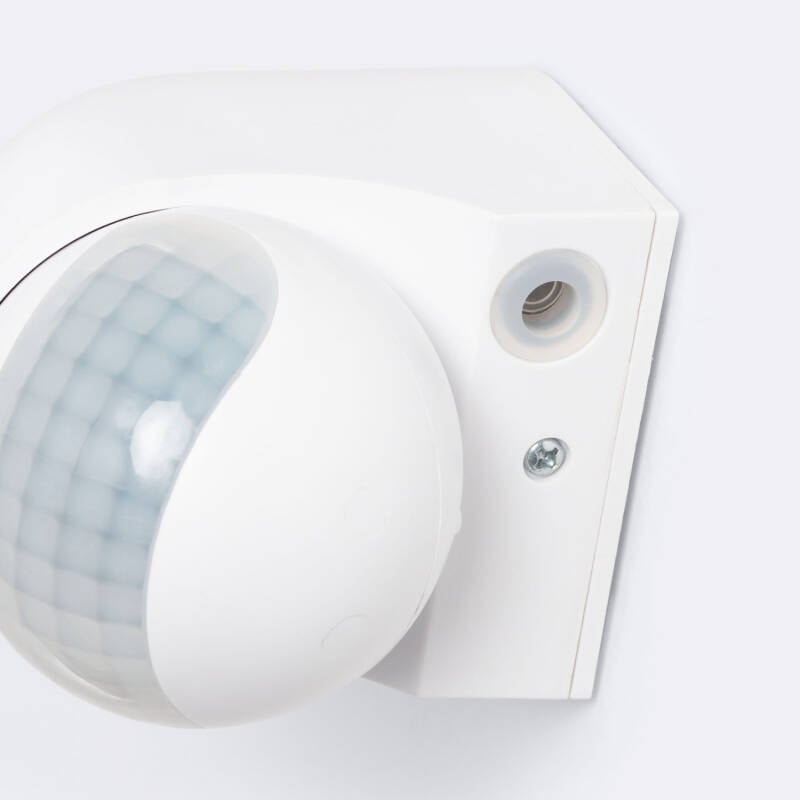 Sensor de Movimiento PIR Crepuscular 180º Smart de Pared Exterior IP44