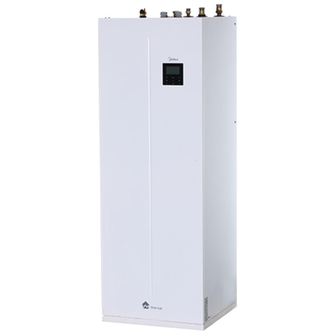Bomba de Calor Aerotermia Bibloc 16kW R32 Diseño Integrado 240L Midea M-Theri 16 XL