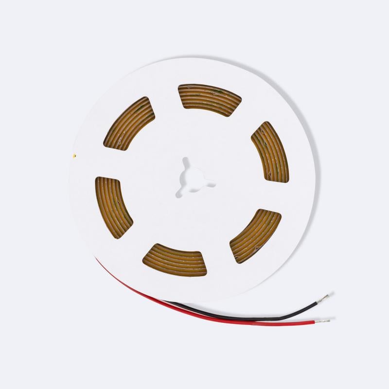 Tira LED 12V COB 500 LED/m 5m 12W/m 960lm/m Ancho 8mm FreeCut IP20