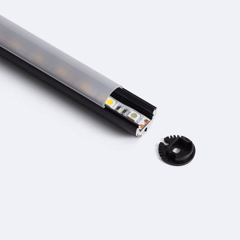 Perfil Aluminio Colgante Redondo para Tira LED hasta 11 mm