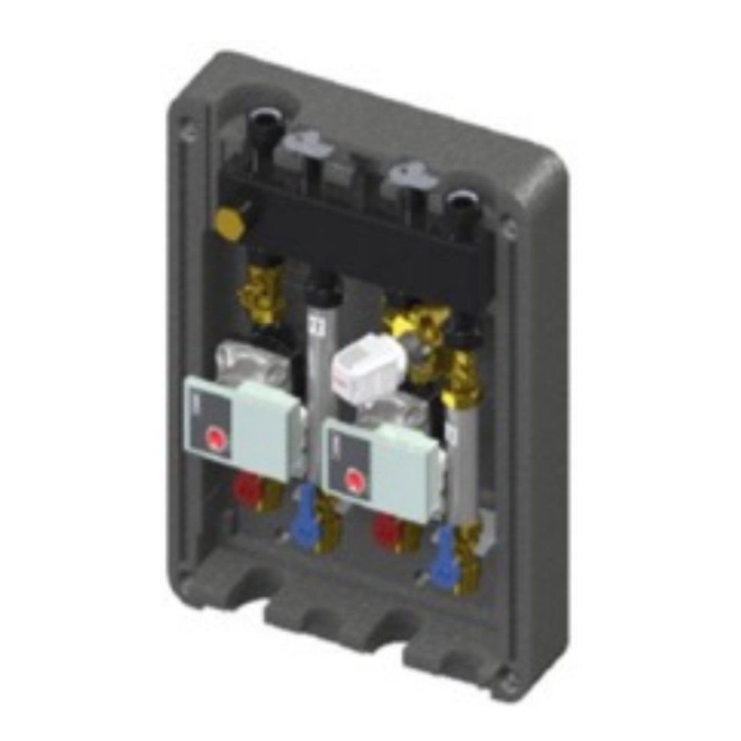 Kit de Zonificación para Calefacción por Aerotermia Midea (2 zonas R290+R32)