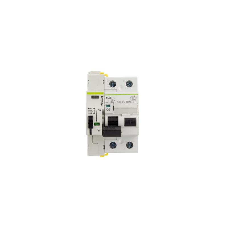Interruptor Diferencial Industrial Rearmable Compacto 2P 30mA 40-36A 10kA Clase A MATIS