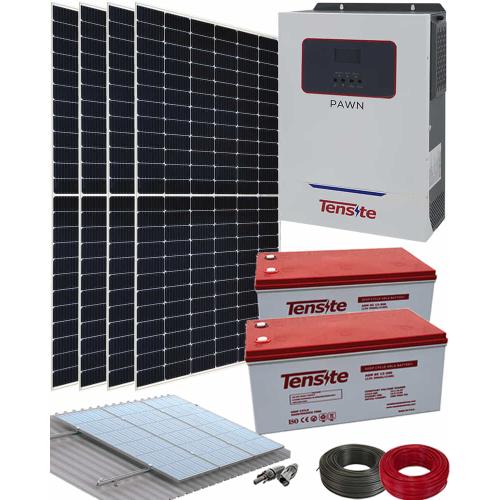 Kit Solar Gel 3000W 24V 8000Whdia