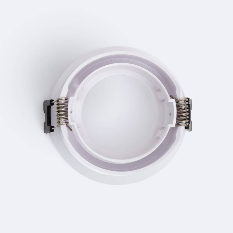 Aro Downlight Circular Basculante para Bombilla LED GU10 / GU5.3 Corte Ø75 mm Suefix