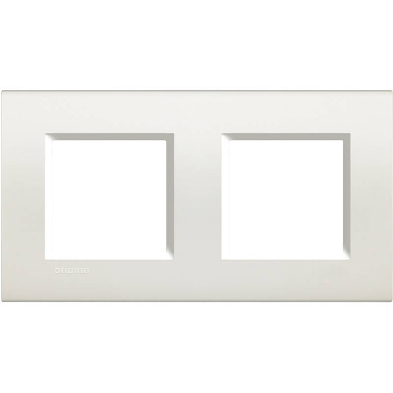 Marco Cuadrado 2x2 Módulos BTicino Living Light LNA4802M2BI