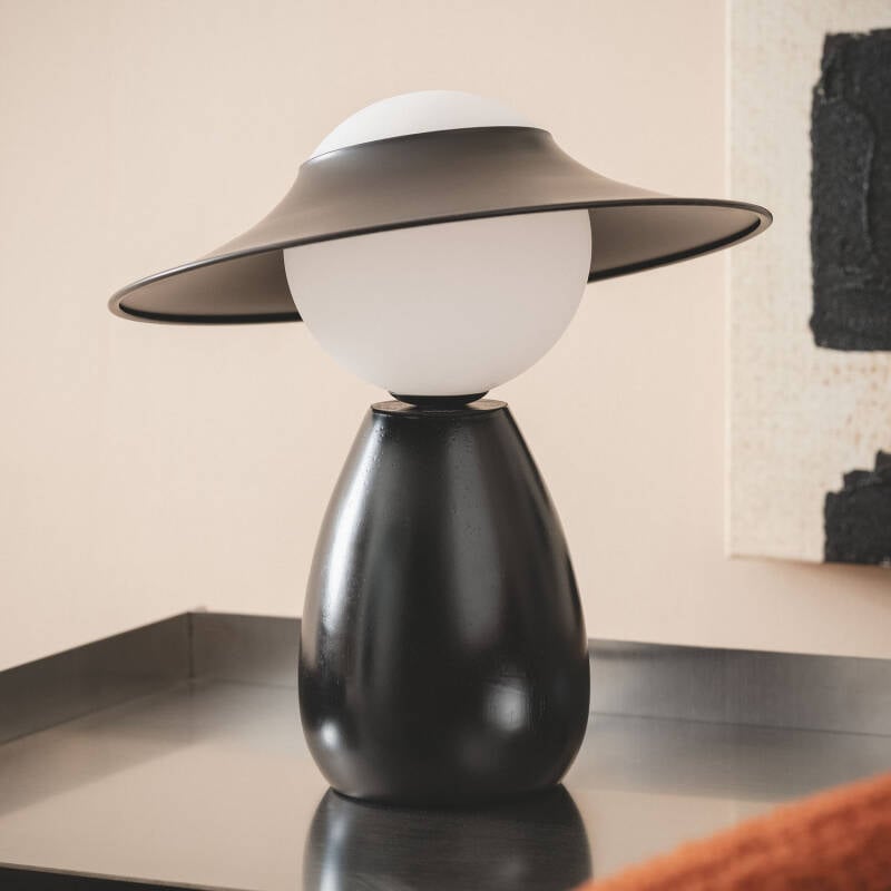 Lámpara de Mesa Madera Raisa