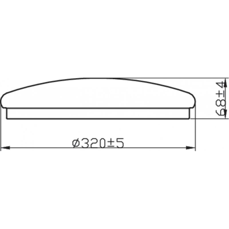 Plafón LED 20W IP44 PHILIPS Canopus