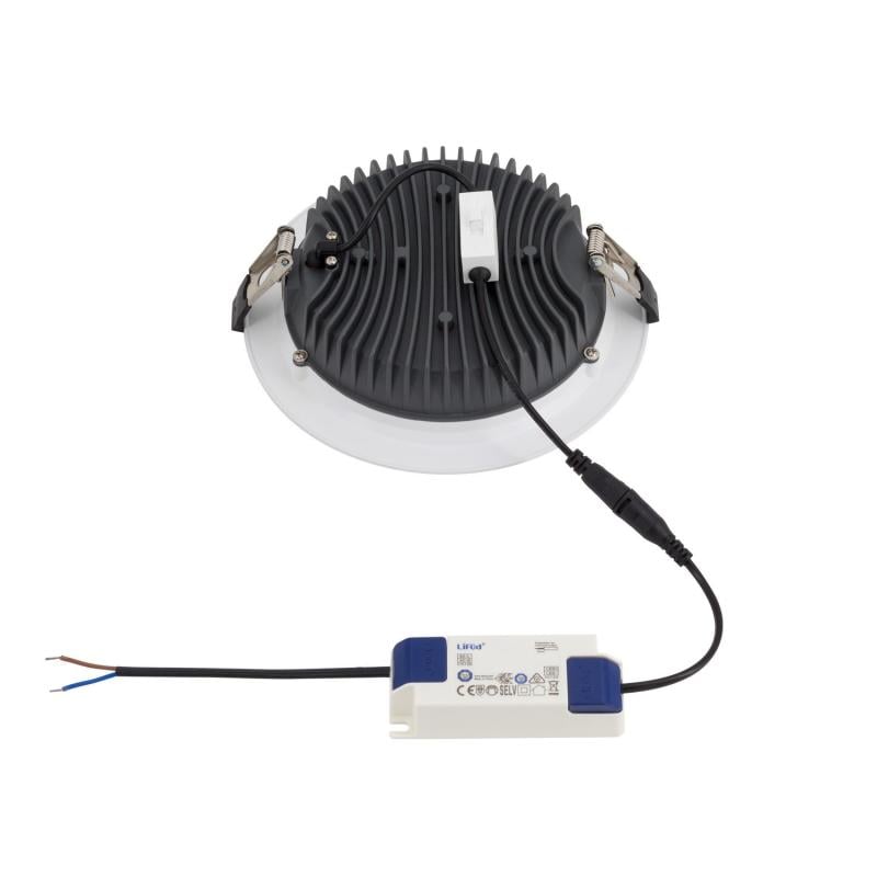 Downlight LED 30W Circular SAMSUNG Aero 130 lm/W Microprismático LIFUD Corte Ø 200 mm