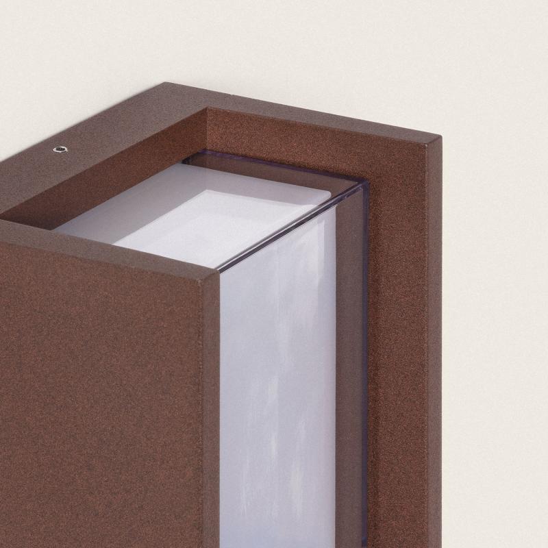 Aplique de Pared Exterior LED 12W Aluminio CCT Seleccionable Doble Difusor Lysandra