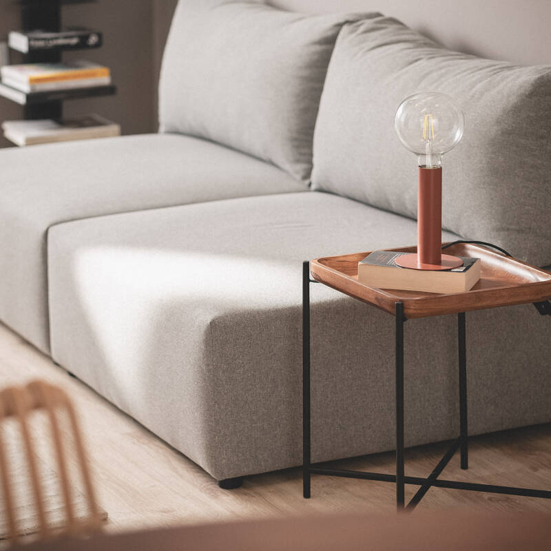 Lámpara de Mesa Metal Rovia