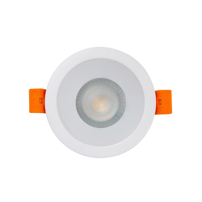 Aro Downlight Circular IP65 para Bombilla LED GU10 Corte Ø75 mm