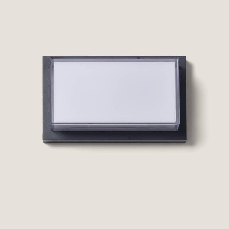 Aplique de Pared Exterior LED 12W Aluminio CCT Seleccionable Doble Difusor Caelia