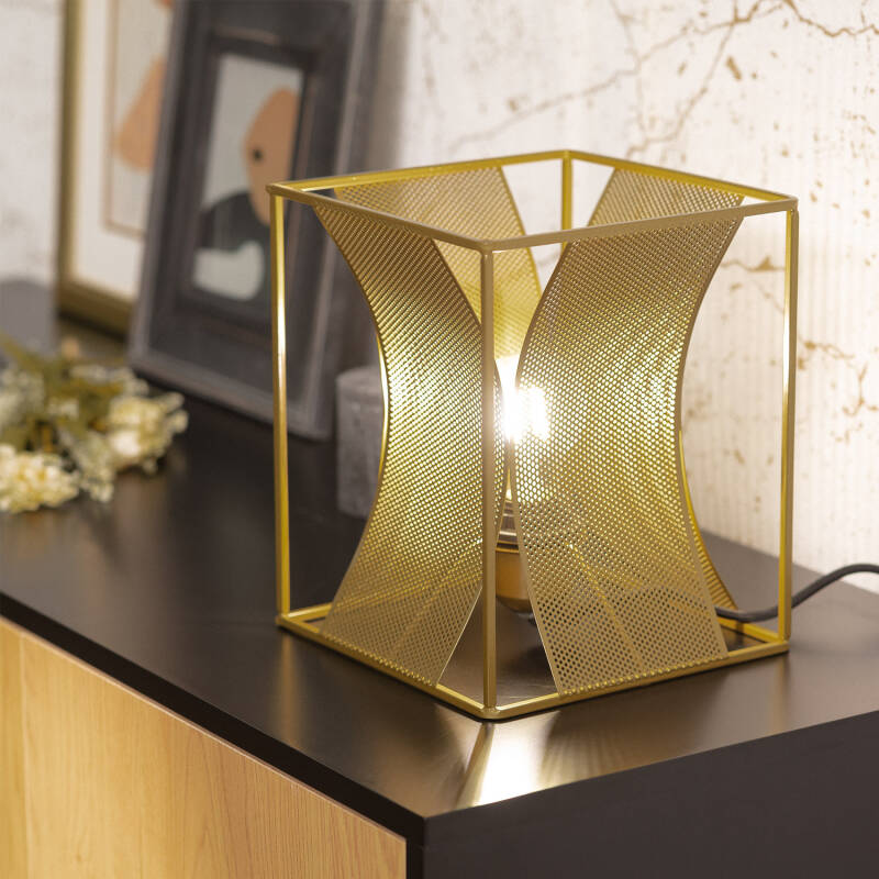 Lámpara de Mesa Metal Auro