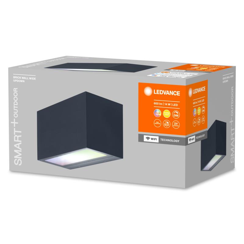 Aplique de Techo LED RGB 14W Smart+ WiFi IP44 Rectangular LEDVANCE 4058075564404