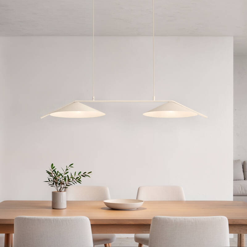 Lámpara Colgante LED 10W Regulable en Altura Metal Evian