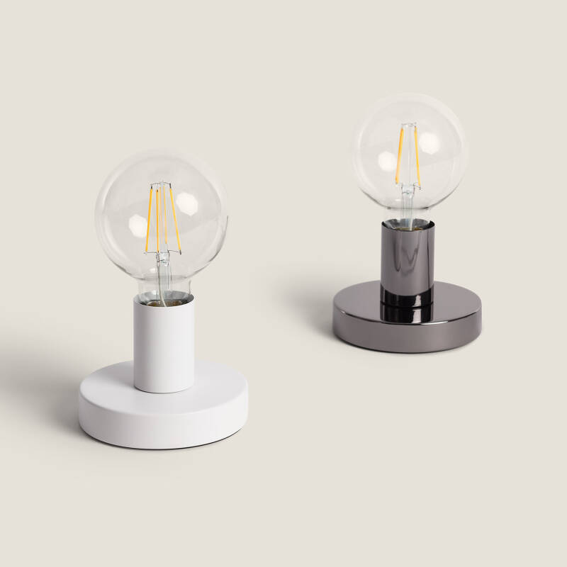 Lámpara de Mesa Metálica Posaluce Cobble Creative-Cables ABM21VBODEUBRX03-L