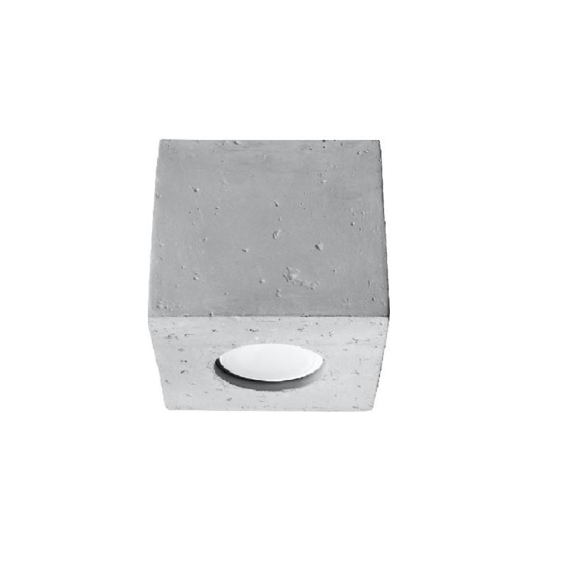 Aplique de Techo Quad Hormigón SOLLUX