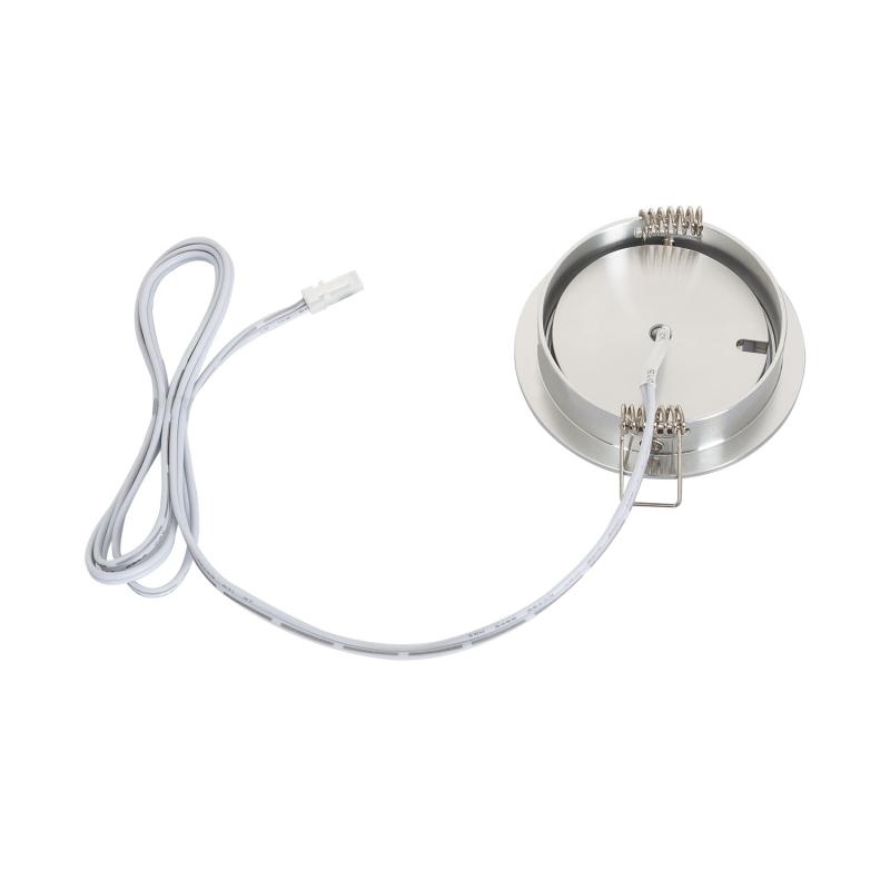 Downlight LED 3W 12V DC Circular Mueble Corte Ø 67 mm Direccionable