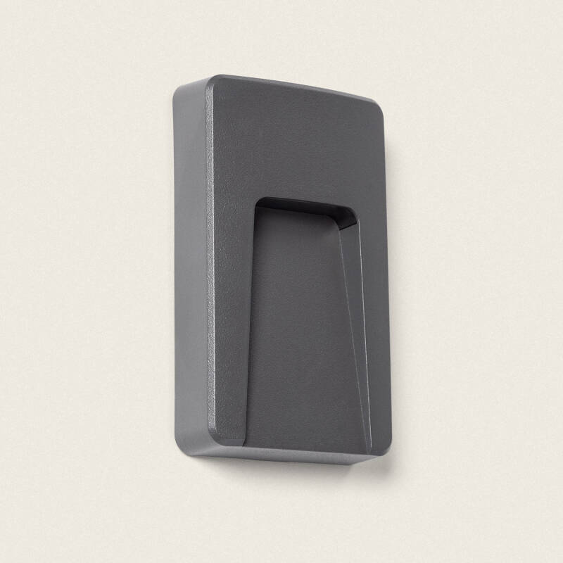 Baliza Exterior LED 3W Superficie Pared Rectangular Nilsa
