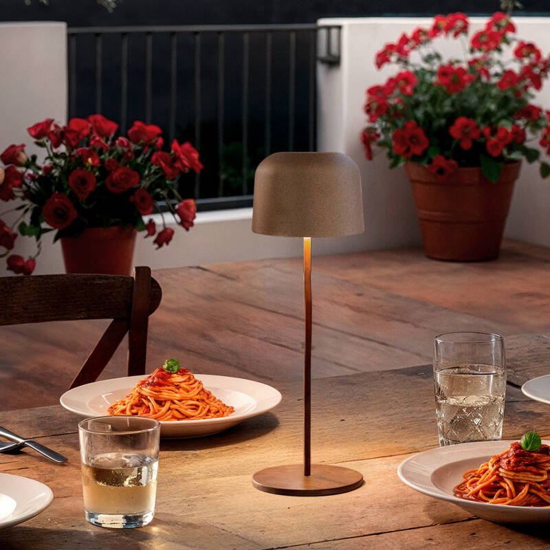 Lámpara de Mesa LED Portátil para Exterior Aluminio con Batería Recargable Wink