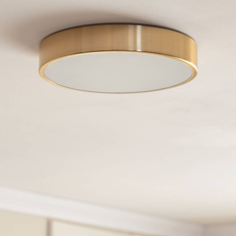 Plafón LED 18W Circular Metal Ø300 mm CCT Seleccionable Haydn