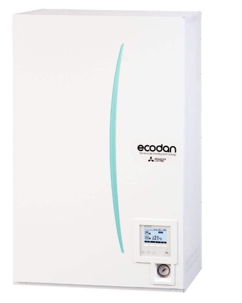 Kit Calefacción Aerotermia con Suelo Radiante para 90m2 con Mitsubishi Ecodan Bibloc 8kW